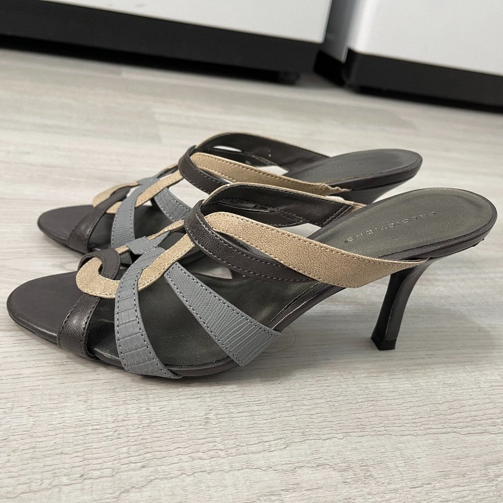 Predictions slid on heels sandals~sz 7.5~NICE